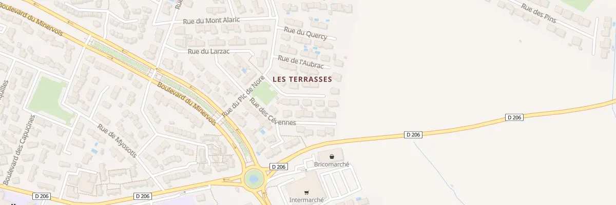 Plan du 6 Rue du Vercors à Trèbes