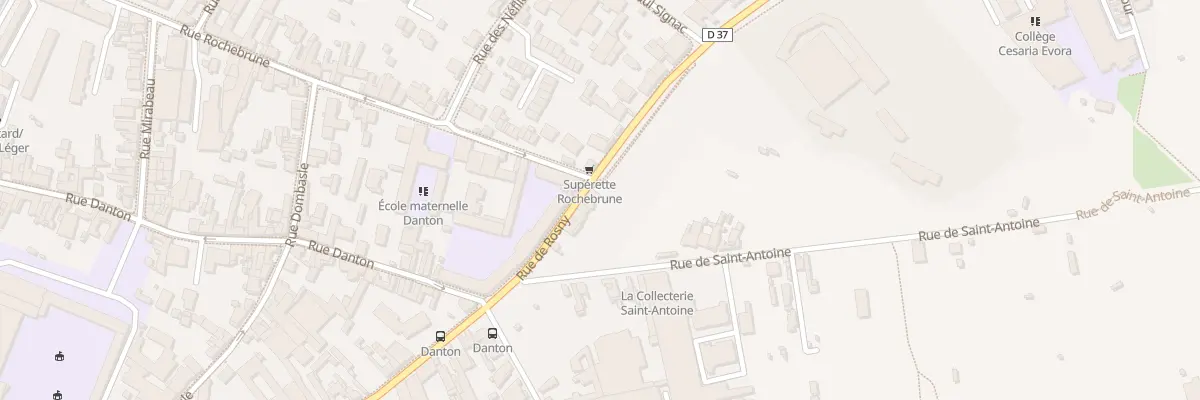 Plan du 152 Rue de Rosny à Montreuil