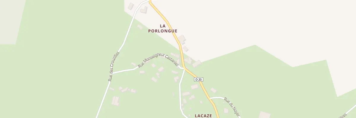 Plan du 2 Rue Monseigneur Castanier à Lacapelle-del-Fraisse