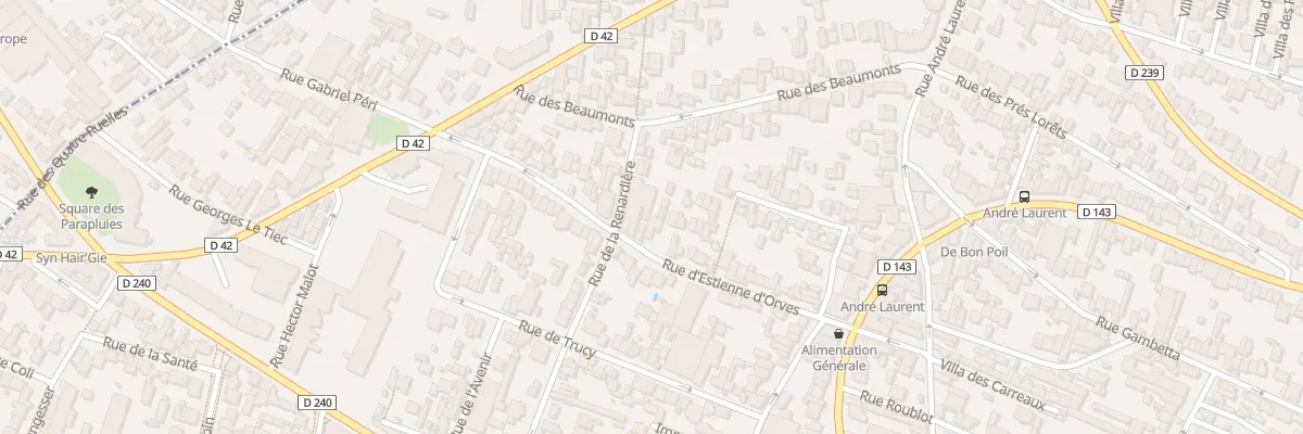Plan du 32 Rue d’Estienne d’Orves à Fontenay-sous-Bois
