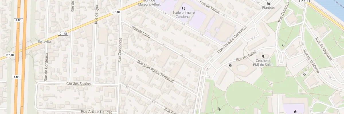 Plan du 26 Rue Mars à Maisons-Alfort