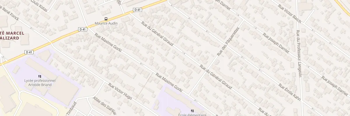 Plan du 121 Rue du Gen Giraud au Blanc-Mesnil