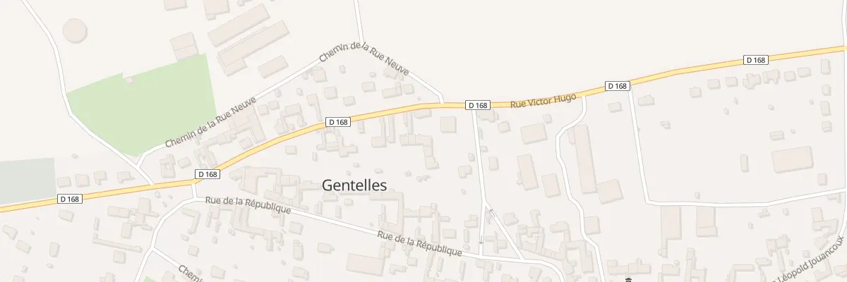 Plan du 27 Rue Victor Hugo à Gentelles