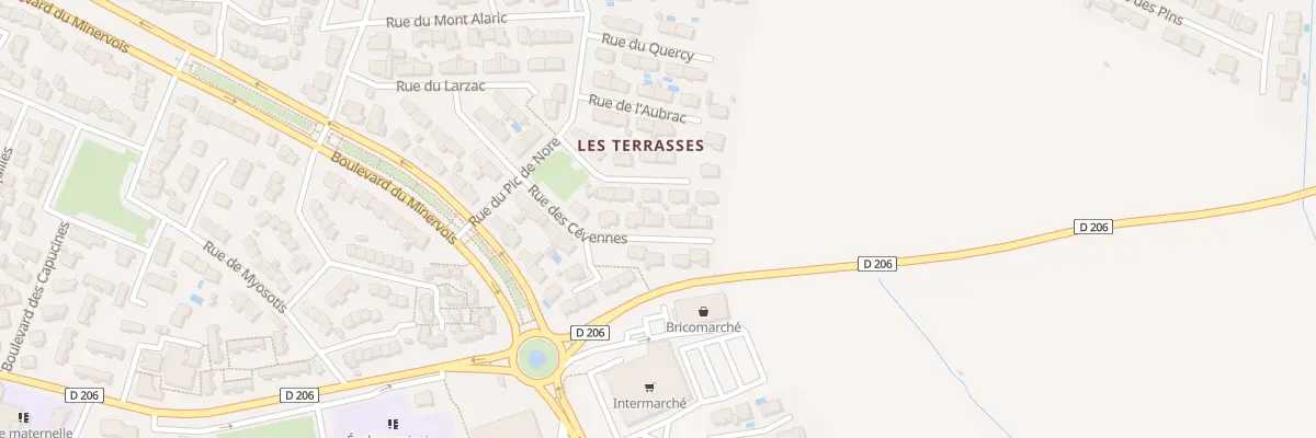 Plan du 7 Rue des Cévennes à Trèbes