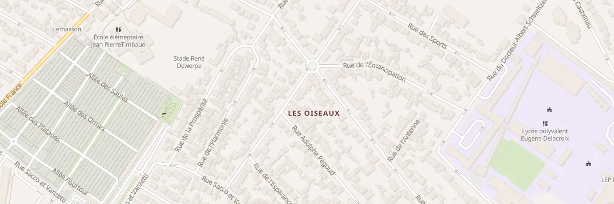 Plan du 30 Rue Grosperrin à Drancy