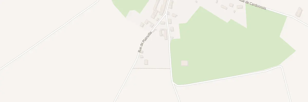Plan du 17 Rue de Plainville à Broyes
