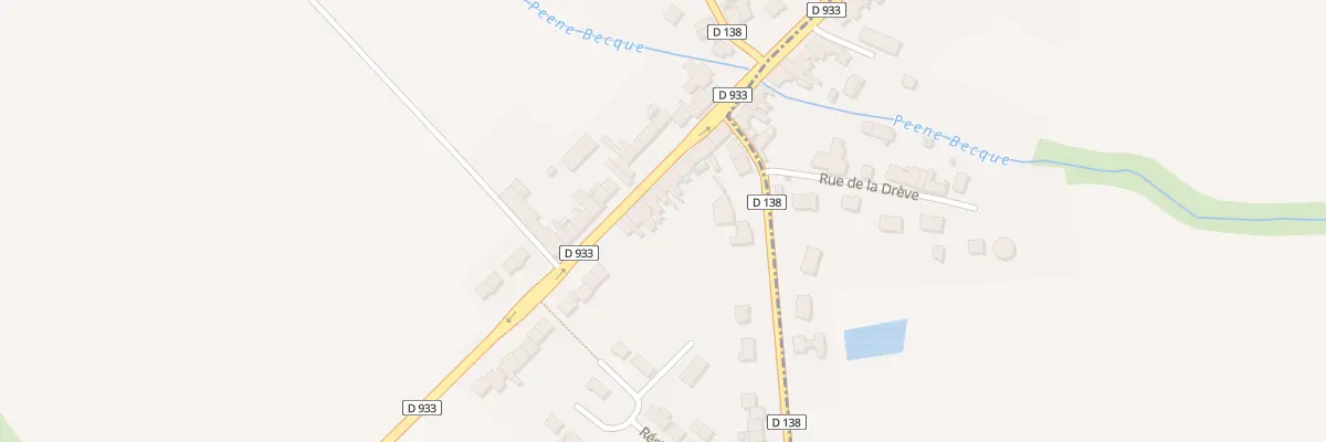 Plan du 8 Rte de St Omer à Bavinchove