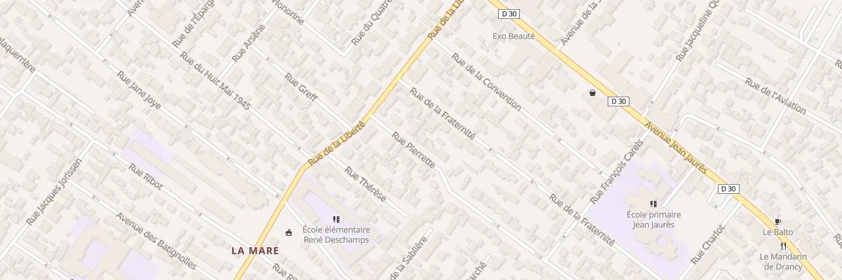Plan du 13 Rue Pierrette à Drancy
