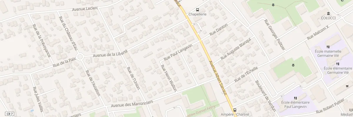 Plan du 9 Rue F J Curie à Goussainville