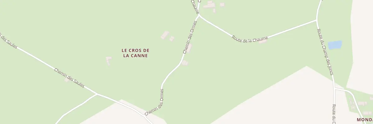 Plan du 131 Che des Ormes à Vesdun