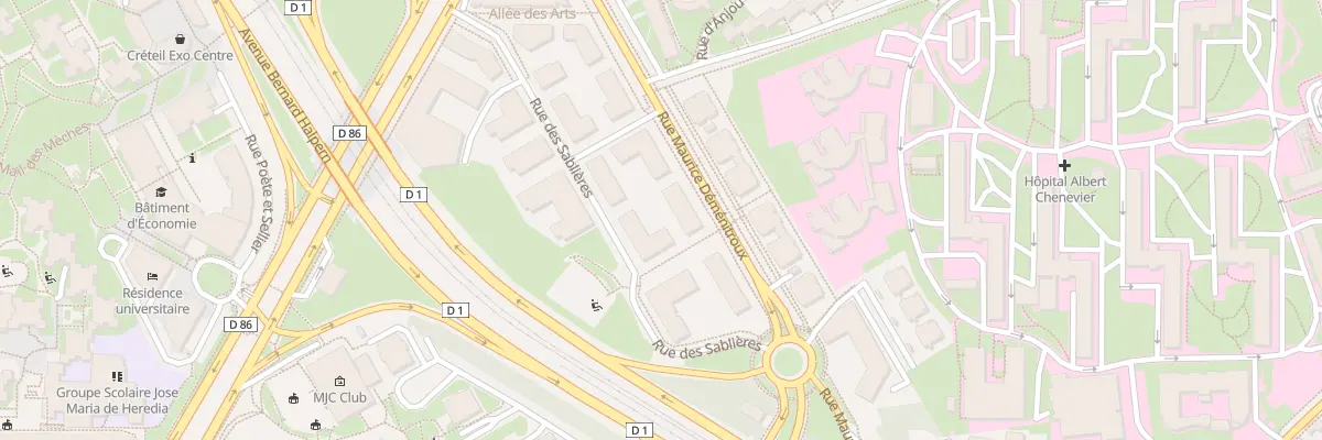 Plan du 18 Rue Maurice Demenitroux à Créteil