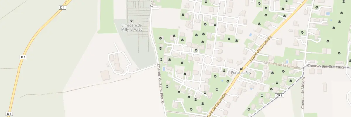 Plan du 54 Rue de la Porte au Roy à Milly-la-Forêt