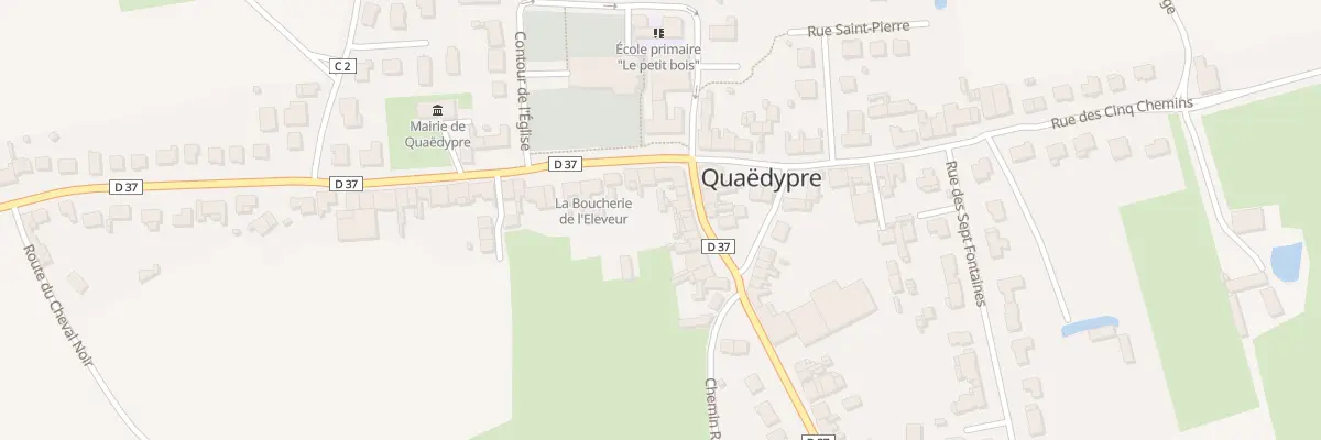 Plan du 4 Rte de Socx à Quaëdypre