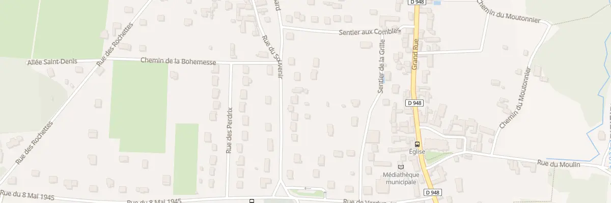 Plan du 12 Rue du Souvenir à Moigny-sur-École