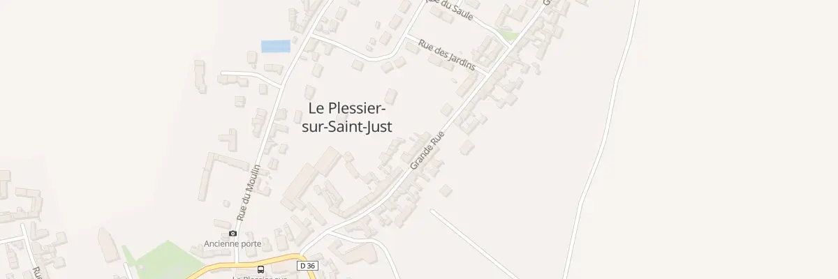 Plan du 187 Grande Rue au Plessier-sur-Saint-Just