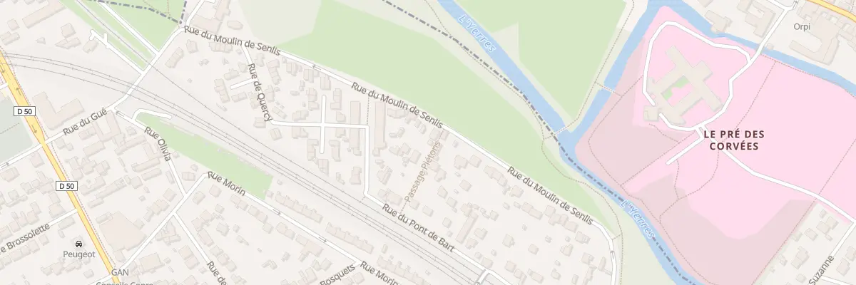 Plan du 53 Rue du Moulin de Senlis à Montgeron
