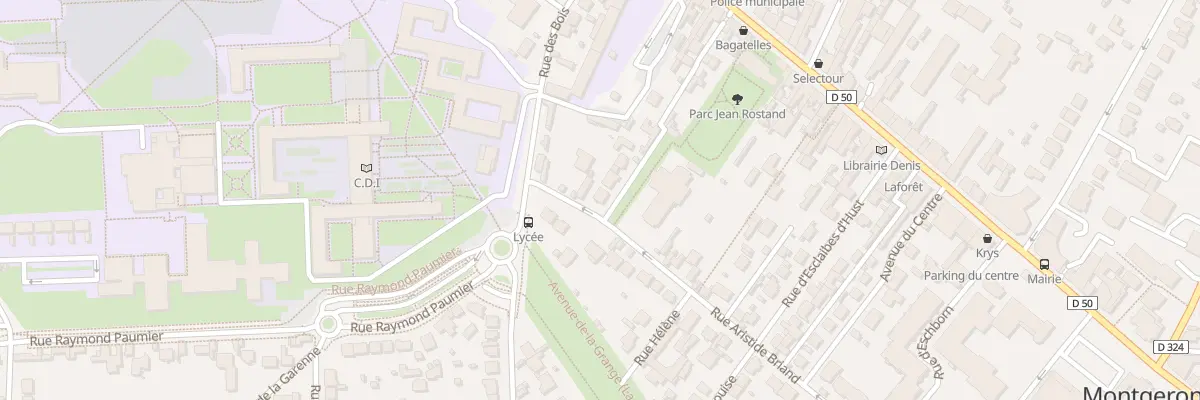 Plan du 5 Rue Aristide Briand à Montgeron