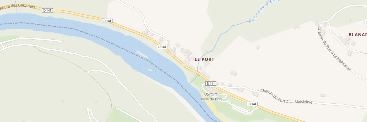 Plan du 6008 Le Port à Vieillevie