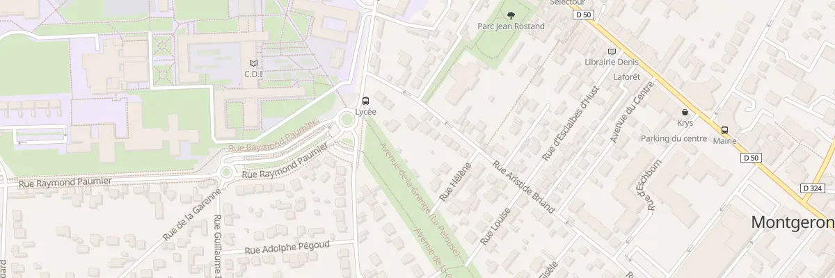 Plan du 8 Rue Aristide Briand à Montgeron