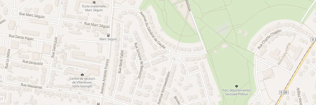Plan du 5 Rue Marcel Pagnol à Villeneuve-Saint-Georges