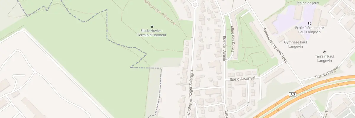 Plan du 56 Bd Roger Salengro à Noisy-le-Sec
