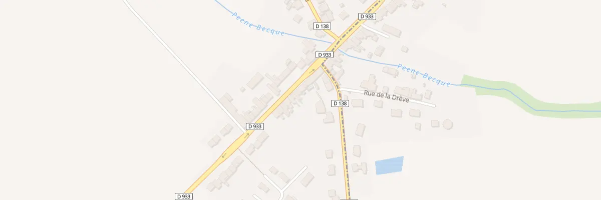 Plan du 14 Rte de St Omer à Bavinchove