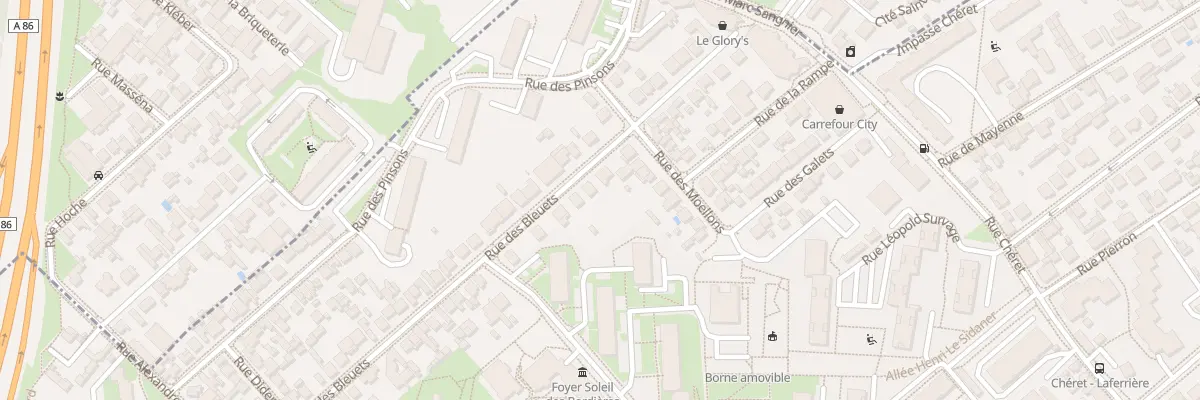 Plan du 66 Rue des Bleuets à Créteil