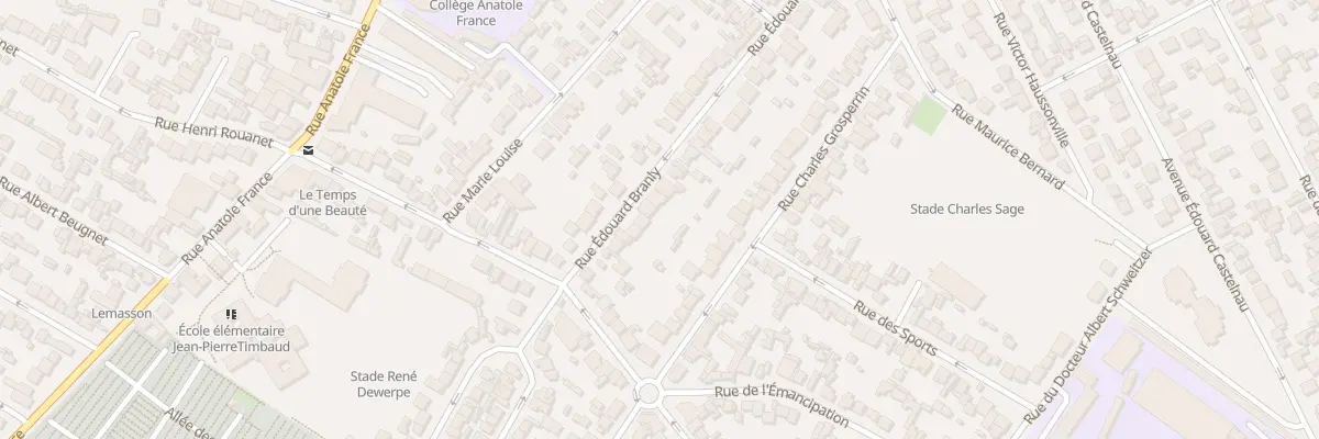 Plan du 18 Rue Branly à Drancy
