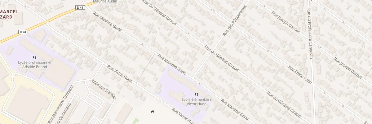 Plan du 116 Rue Maxime Gorki au Blanc-Mesnil