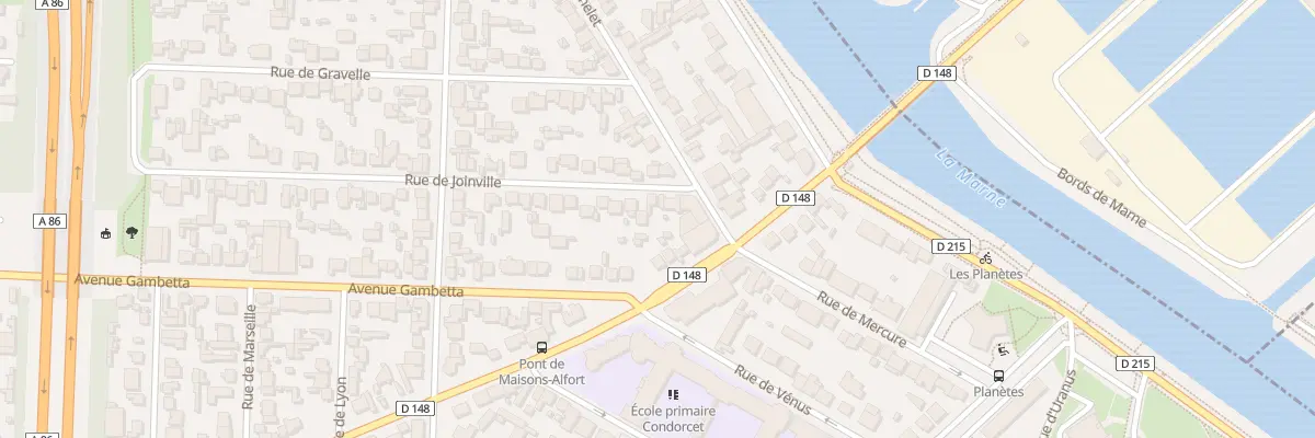 Plan du 118 Rue de Joinville à Maisons-Alfort