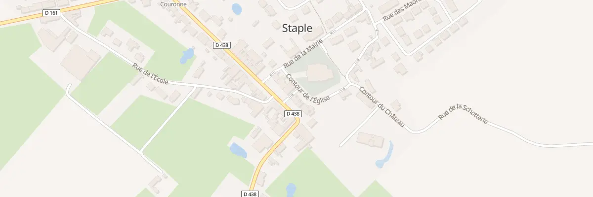 Plan du 8 Vc La Place à Staple