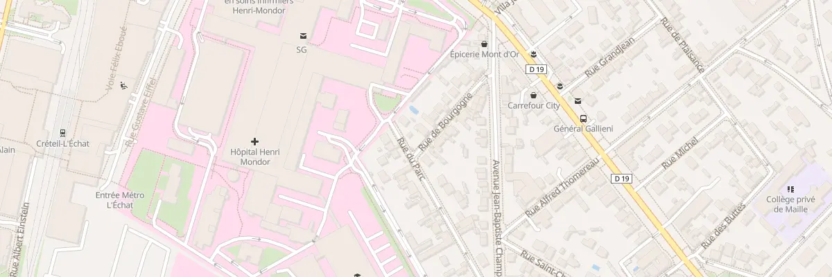 Plan du 18 Rue de Bourgogne à Créteil