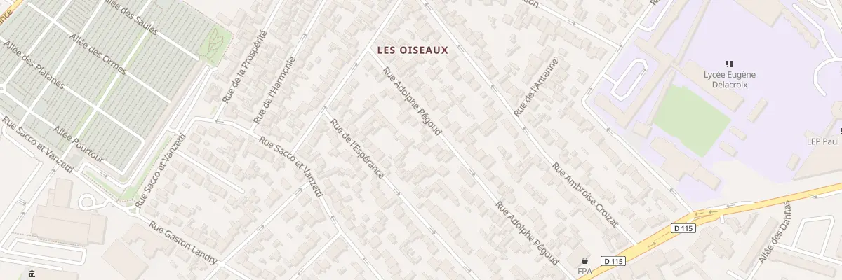 Plan du 24 Rue Pegoud à Drancy