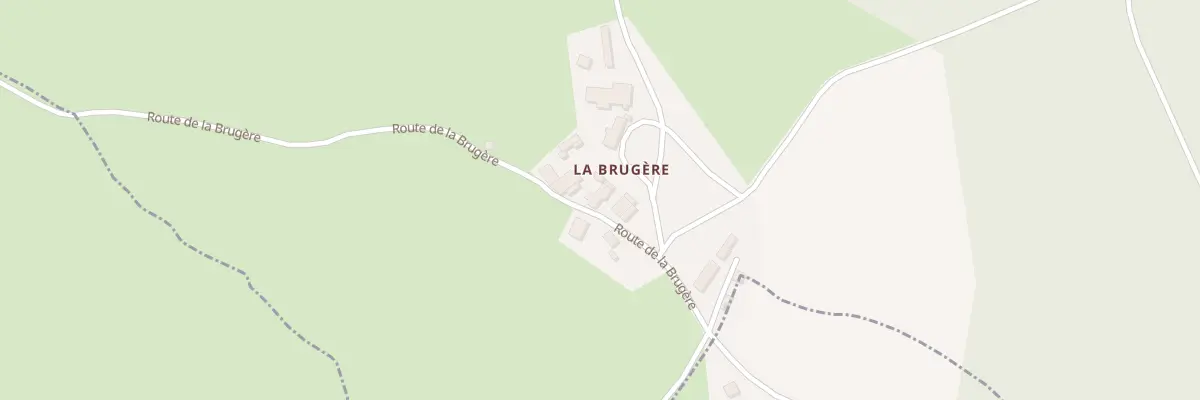Plan du 5025 La Brugere à La Celle