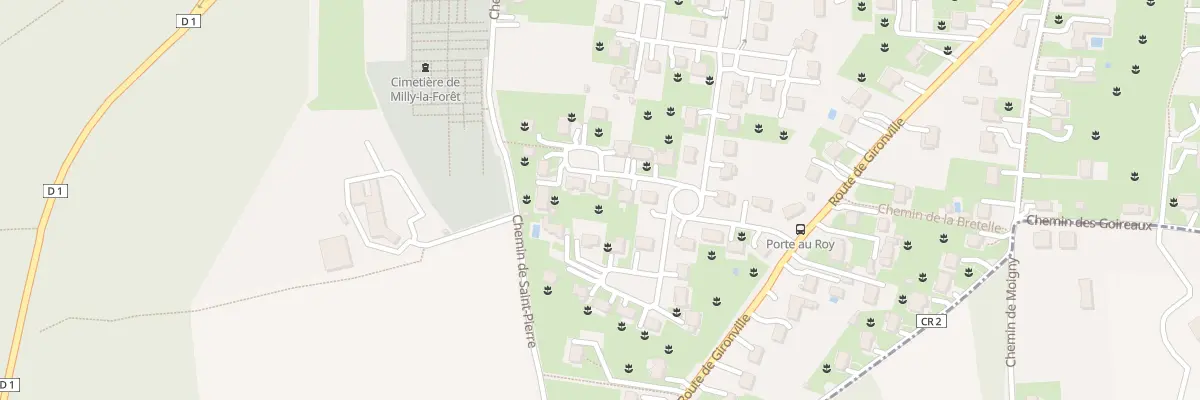 Plan du 56 Rue de la Porte au Roy à Milly-la-Forêt
