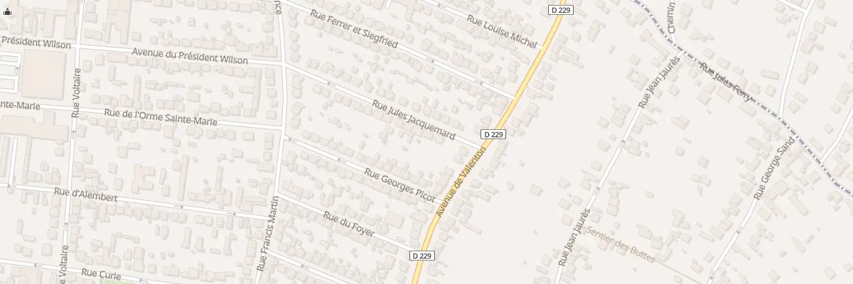 Plan du 26 Rue Jules Jacquemard à Villeneuve-Saint-Georges