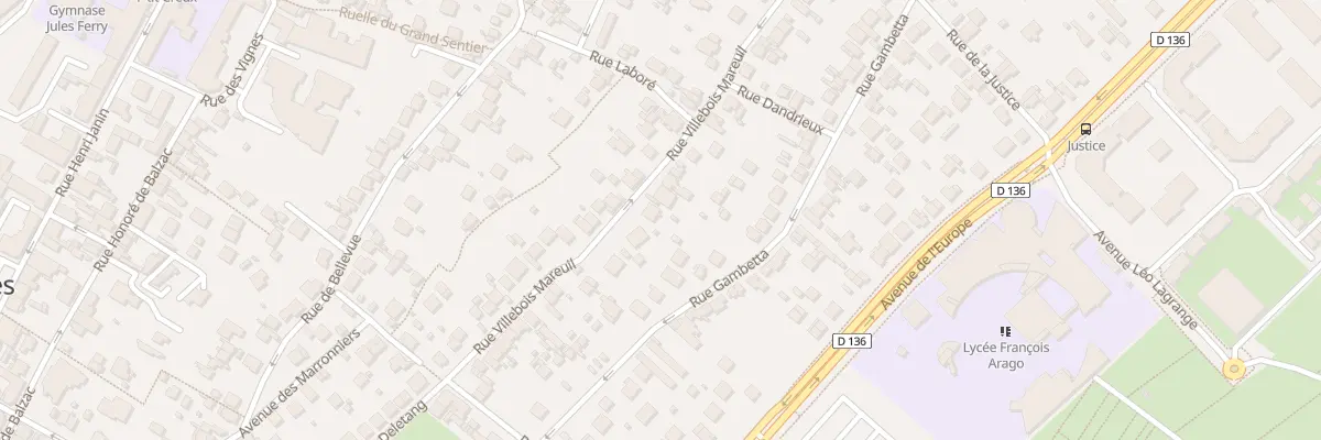 Plan du 28 Rue Villebois Mareuil à Villeneuve-Saint-Georges