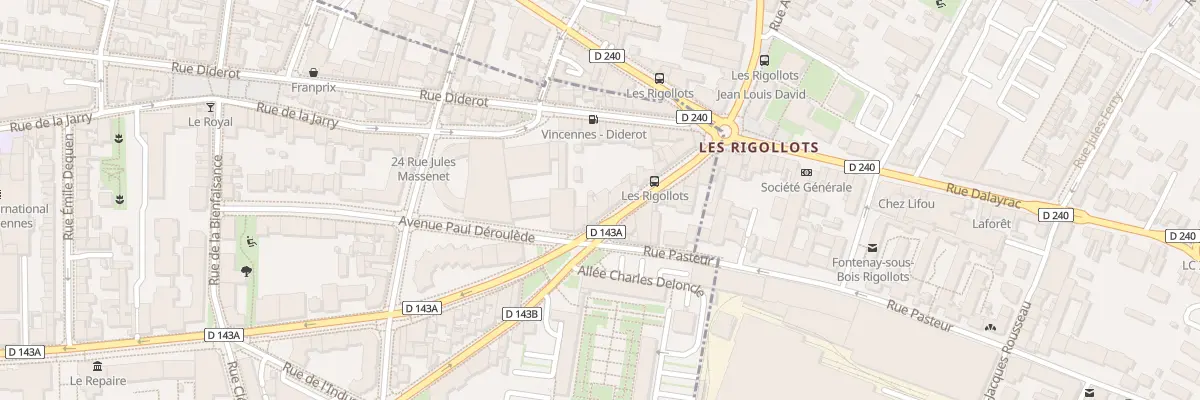 Plan du 137 Rue Defrance à Vincennes