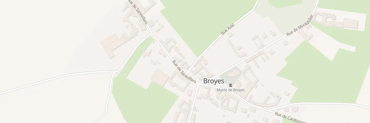 Plan du 4 Rue de Sérévillérs à Broyes
