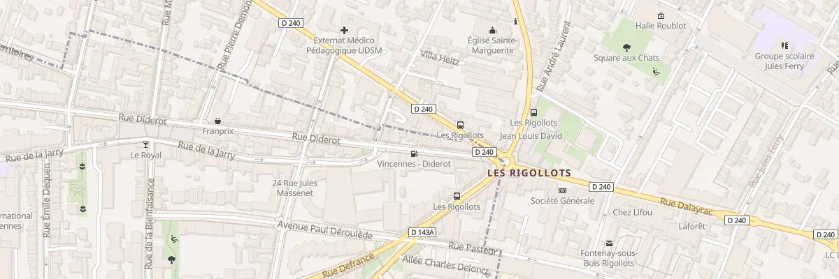 Plan du 265 Rue Diderot à Vincennes