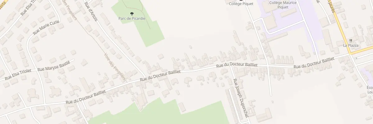 Plan du 393C Rue du Docteur Bailliet à Isbergues