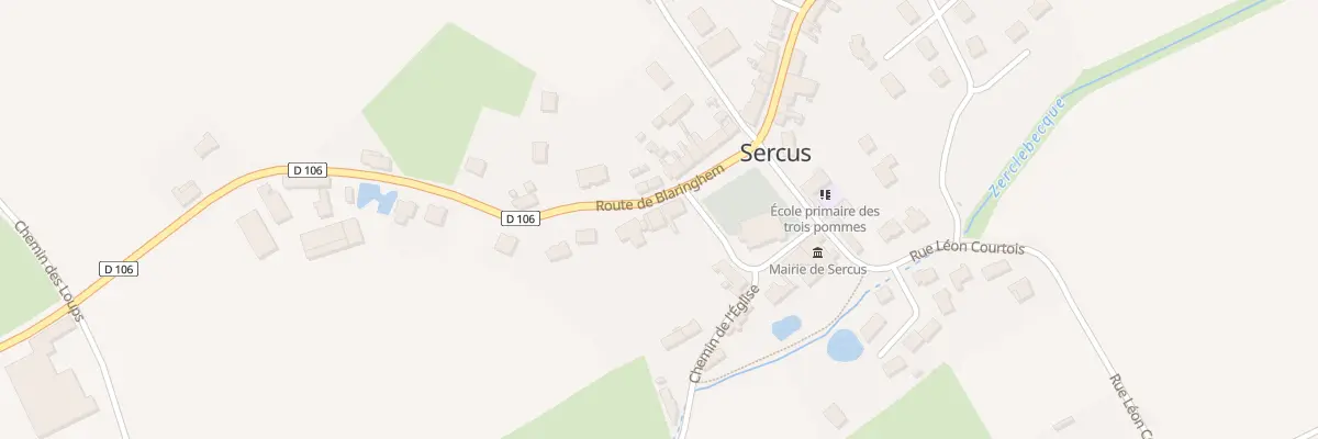 Plan du 81 Rte de Blaringhem à Sercus