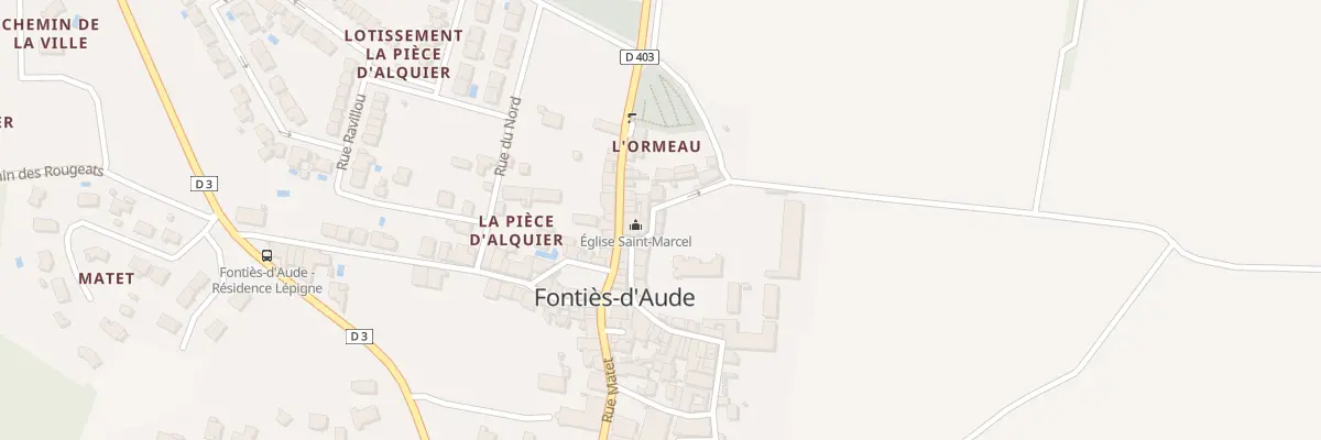 Plan du 30 L’Enclos du Château à Fontiès-d’Aude