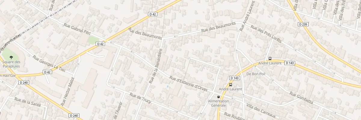 Plan du 22B Rue d’Estienne d’Orves à Fontenay-sous-Bois