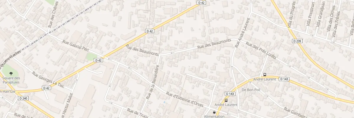Plan du 47 Rue des Beaumonts à Fontenay-sous-Bois