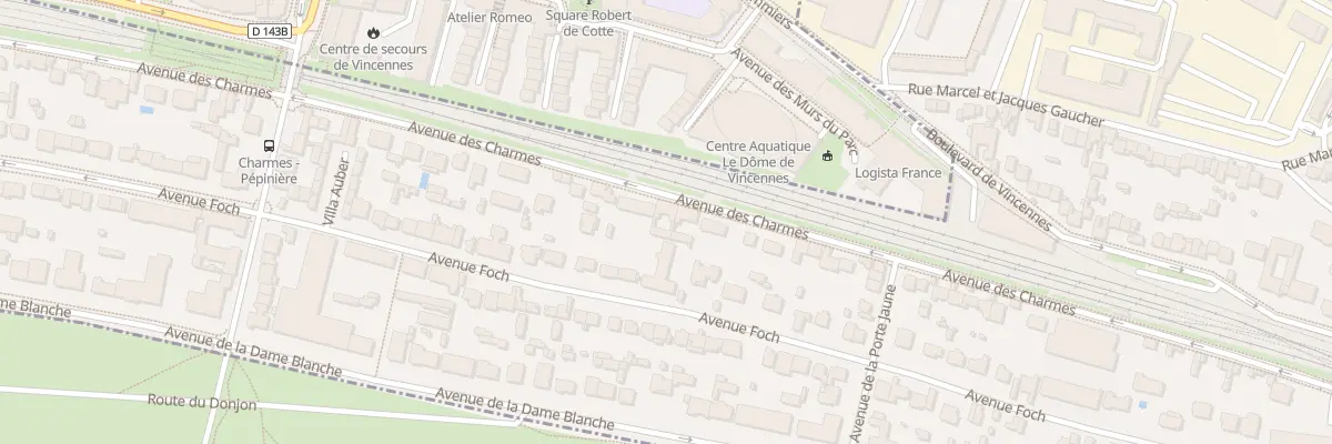 Plan du 51B Av des Charmes à Fontenay-sous-Bois