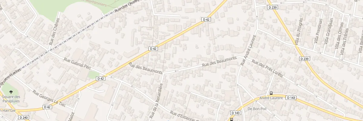 Plan du 54 Rue des Beaumonts à Fontenay-sous-Bois