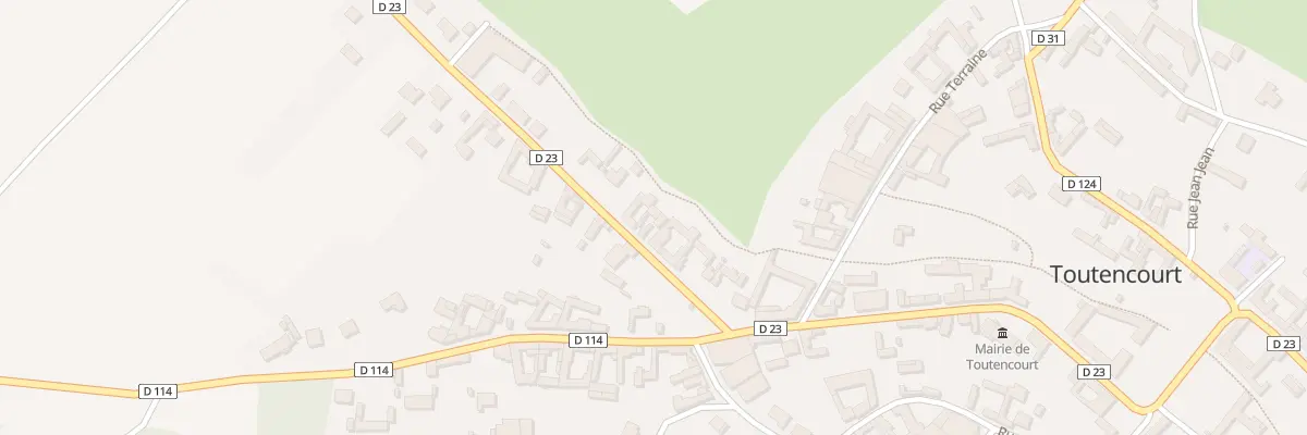 Plan du 14 Rue de Puchevillers à Toutencourt