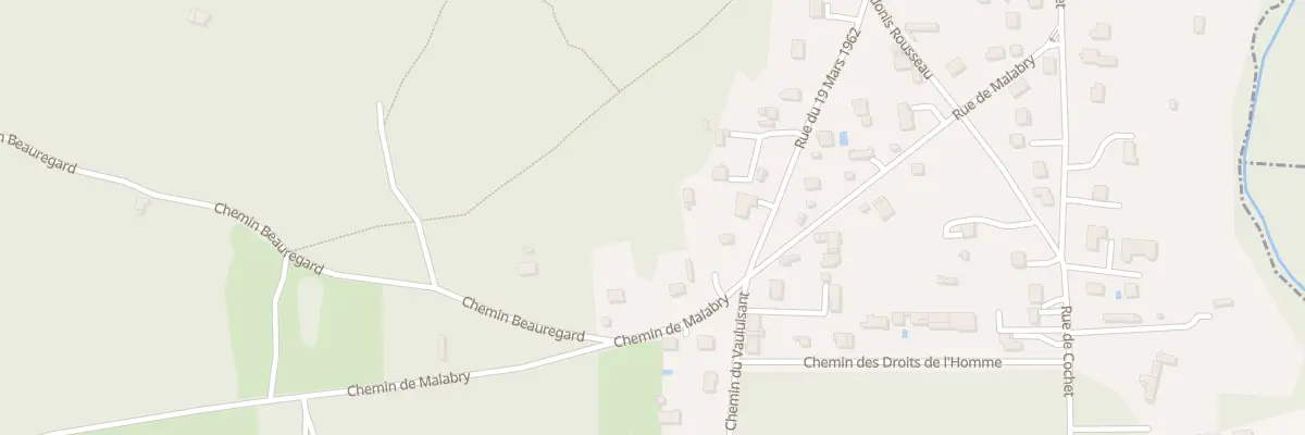 Plan du 20 Rue de Malabry à Moigny-sur-École