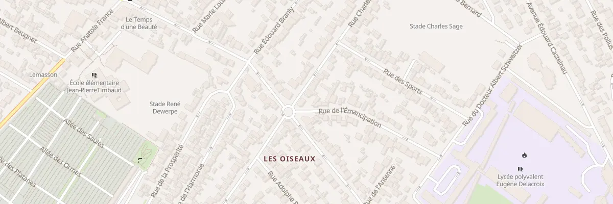 Plan du 38 Rue Grosperrin à Drancy